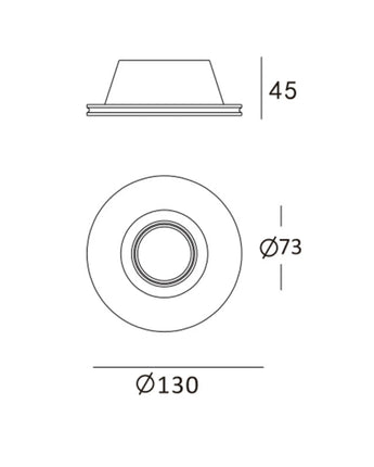 Galileo Gypsum Trimless Downlight MC-9130KGalileo Gypsum Trimless Downlight  MC-9130KGYPSUM DOWNLIGHT